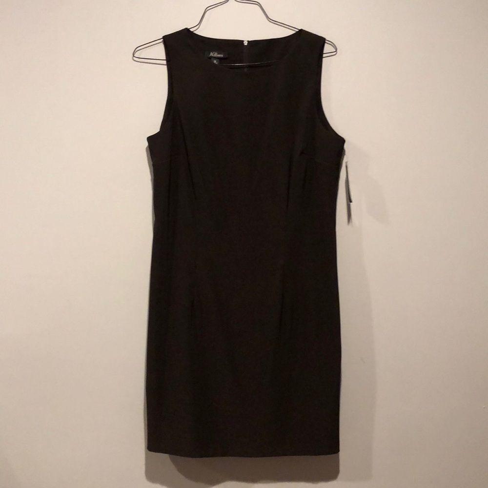 AGB Brown Stretch Midi Dress